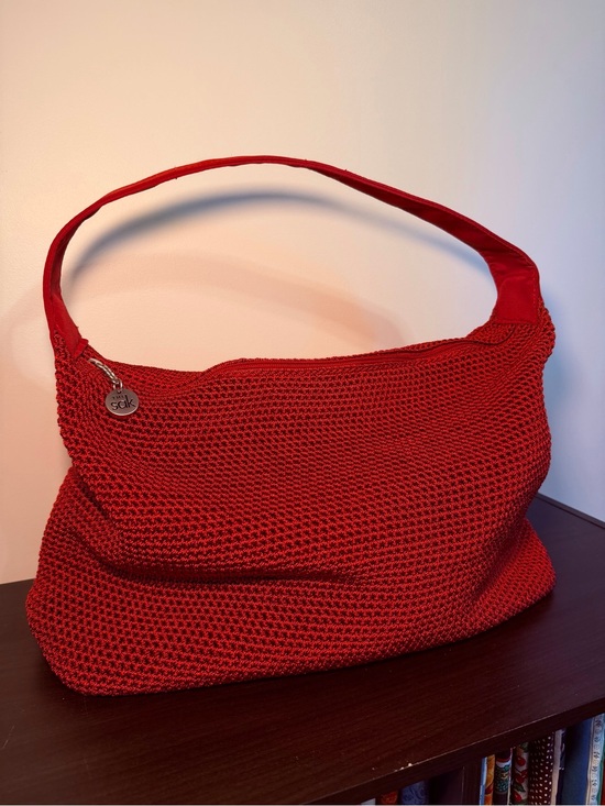 The Sak Handbags - The Sak Red Crochet Shoulder Bag